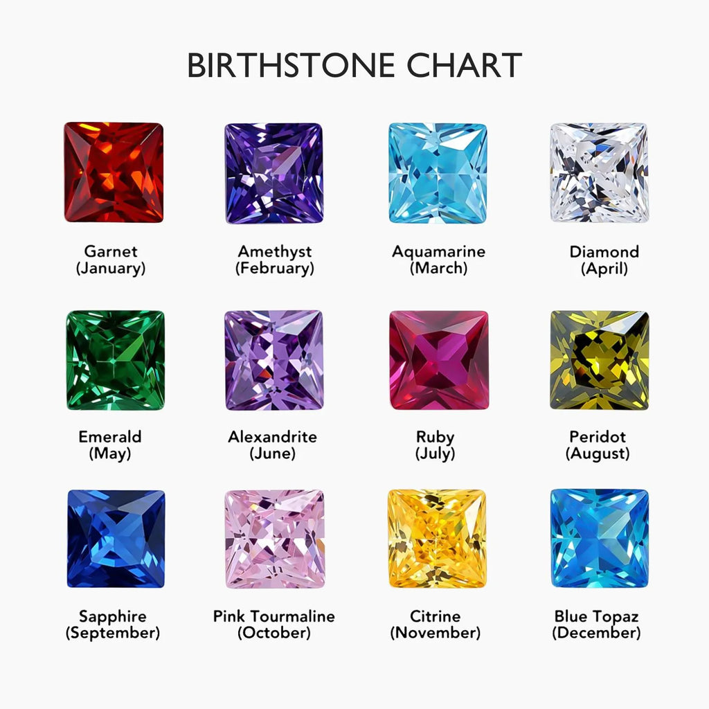 Beaded Initial Birthstone Bracelet