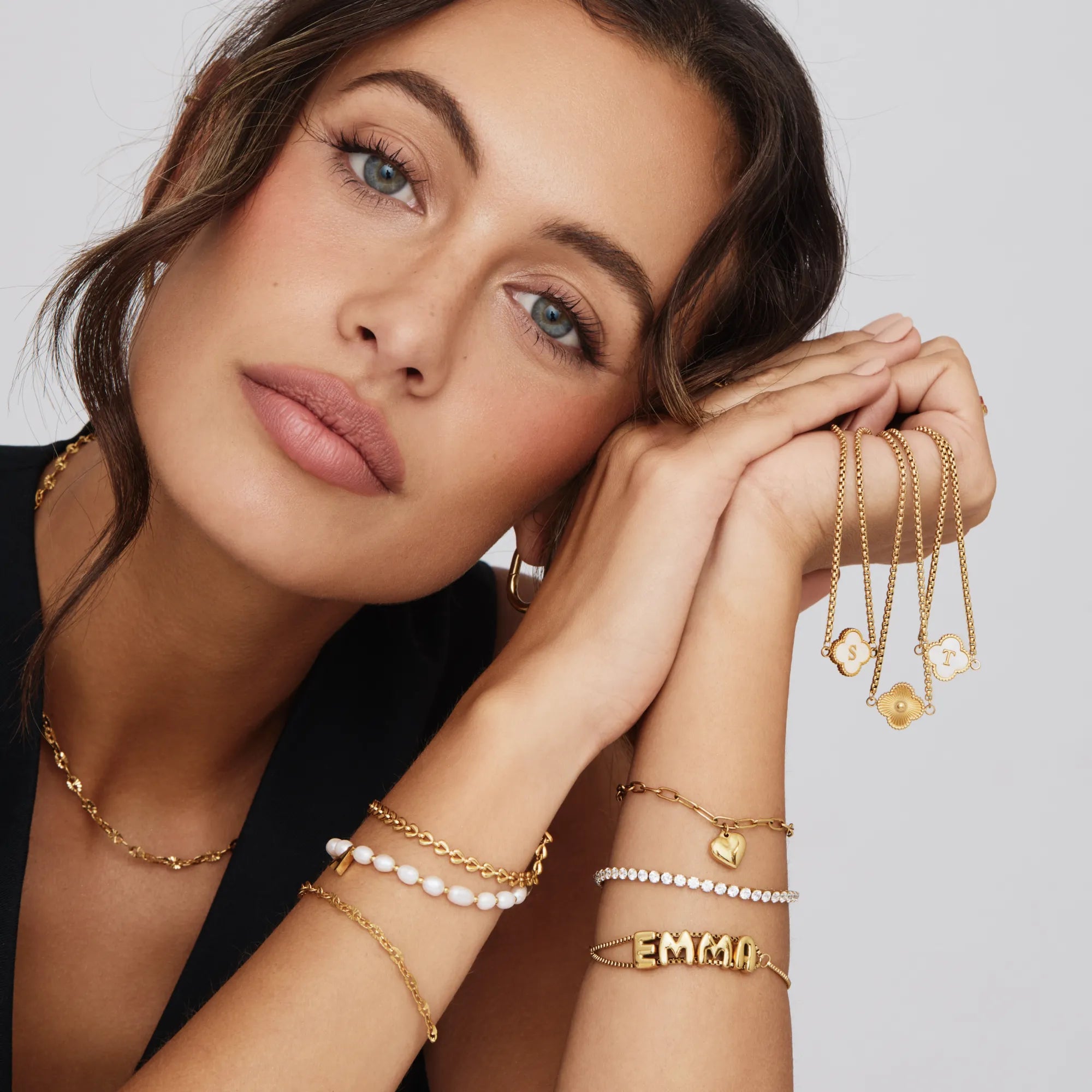 Bubble Name Bracelet