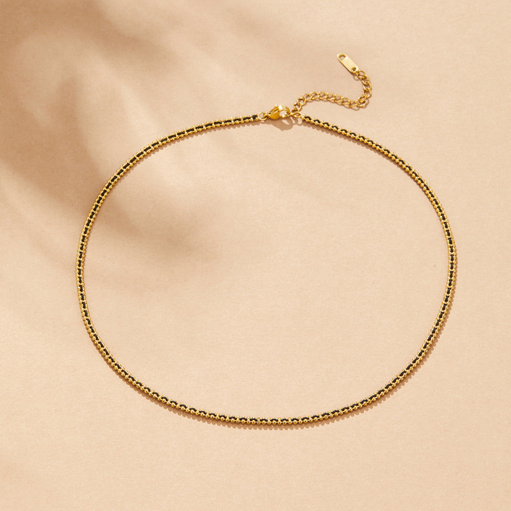 Sofia Bead Chain Necklace