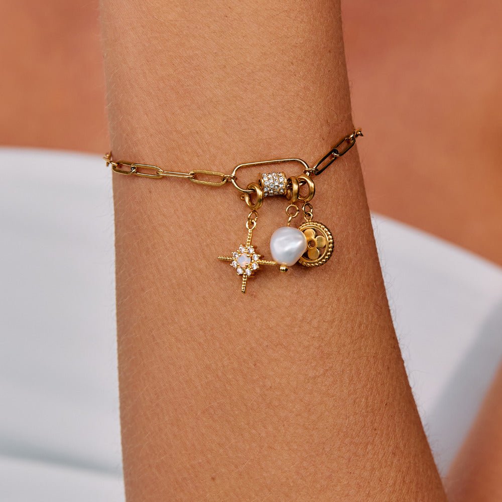 Crystal North Star Charm