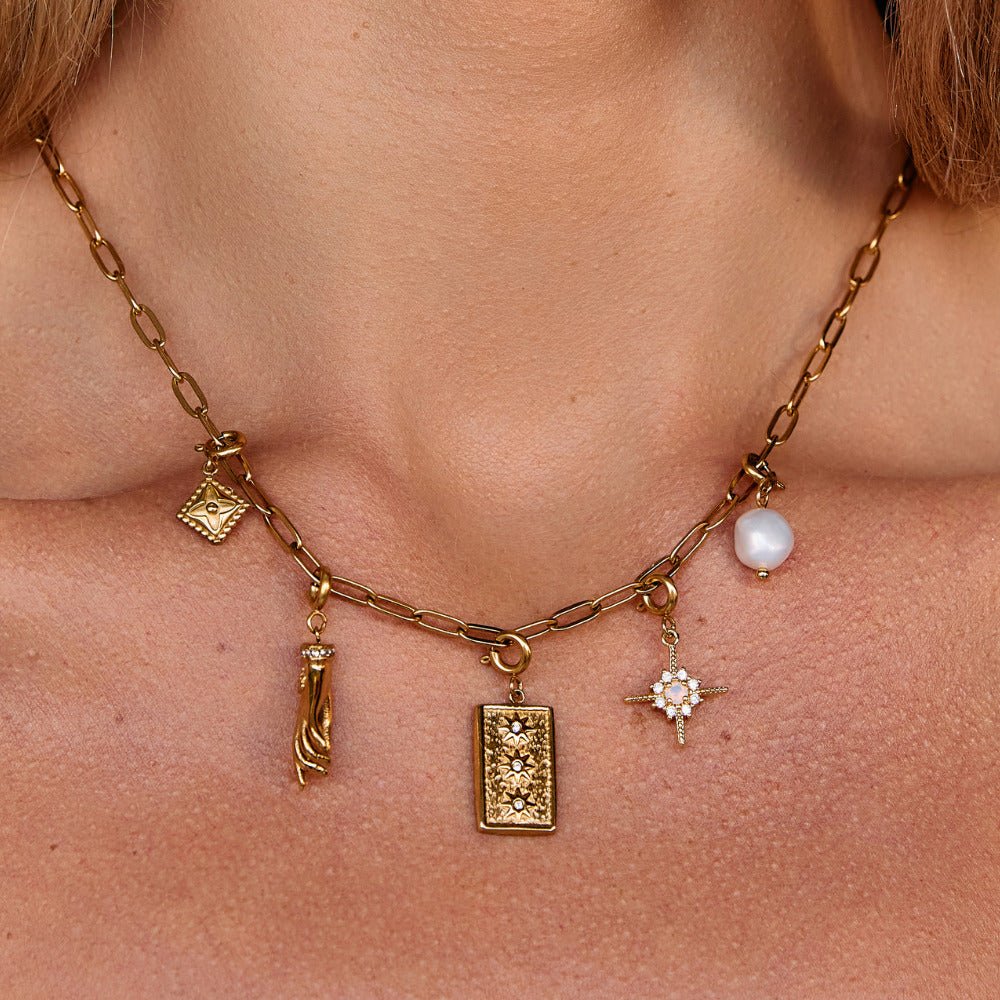 Crystal North Star Charm