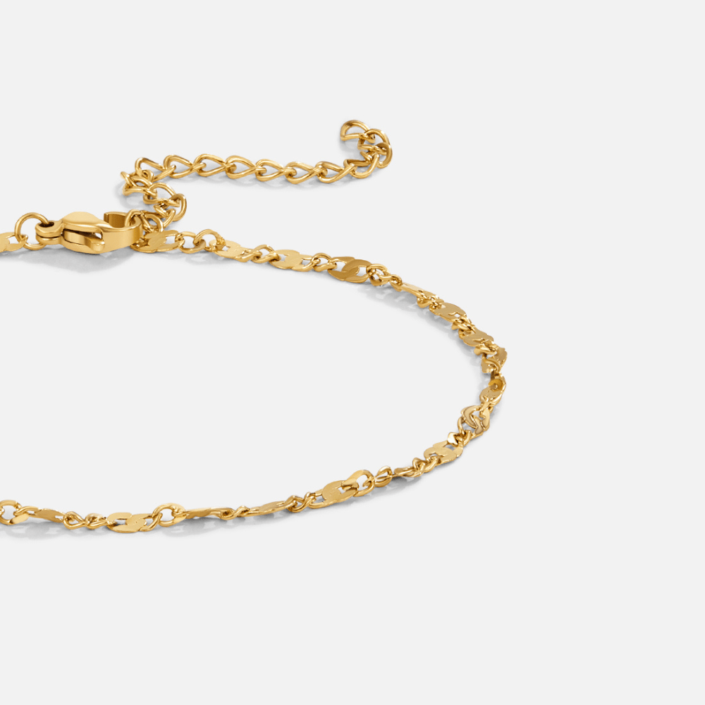 Elise Gold Anklet