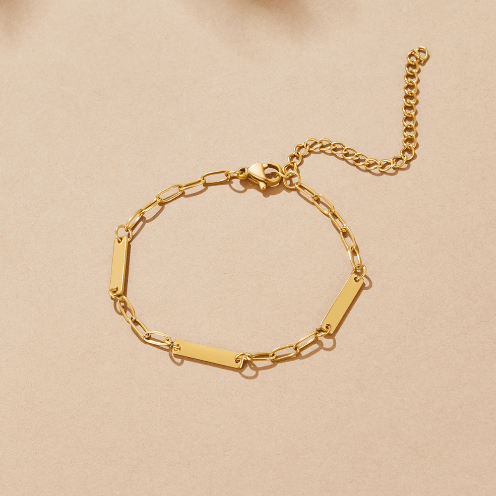 Hailey Gold Chain Bracelet