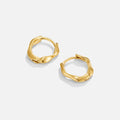 Lala Twisted Hoop Earrings