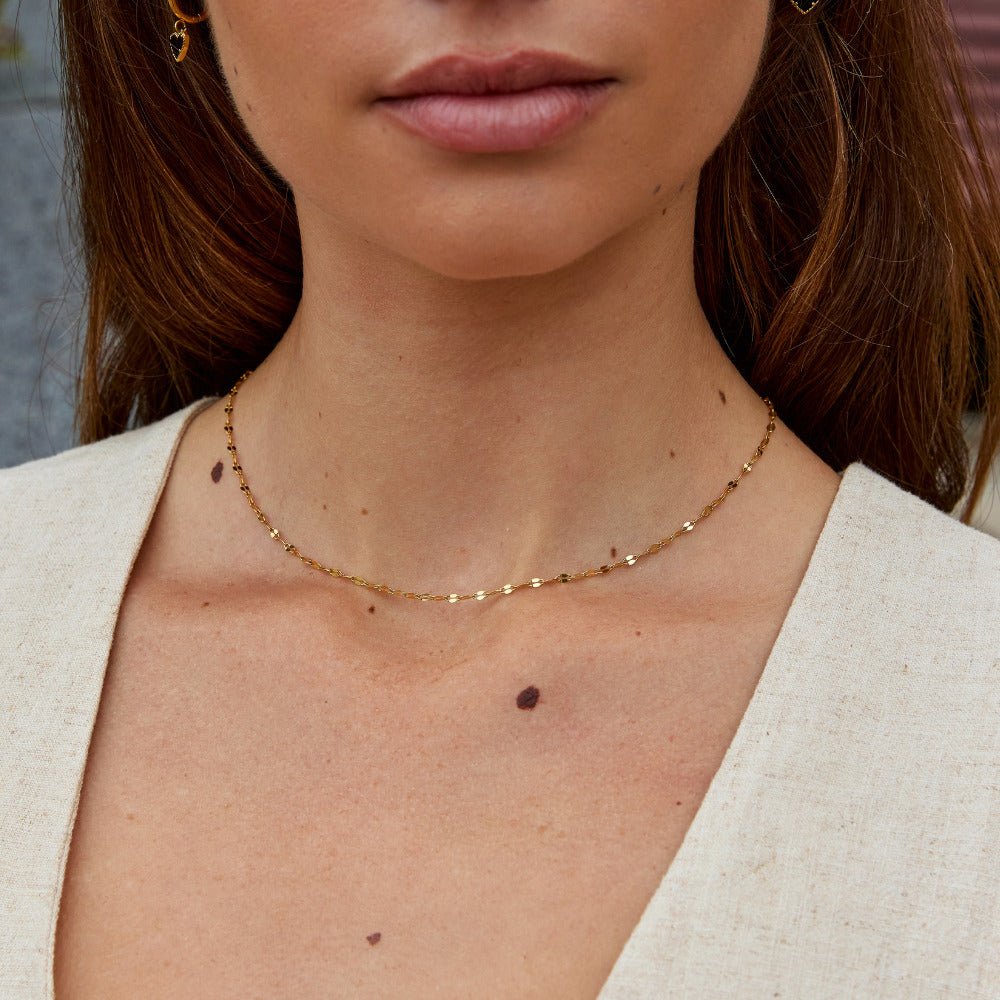 Leila Gold Chain Necklace