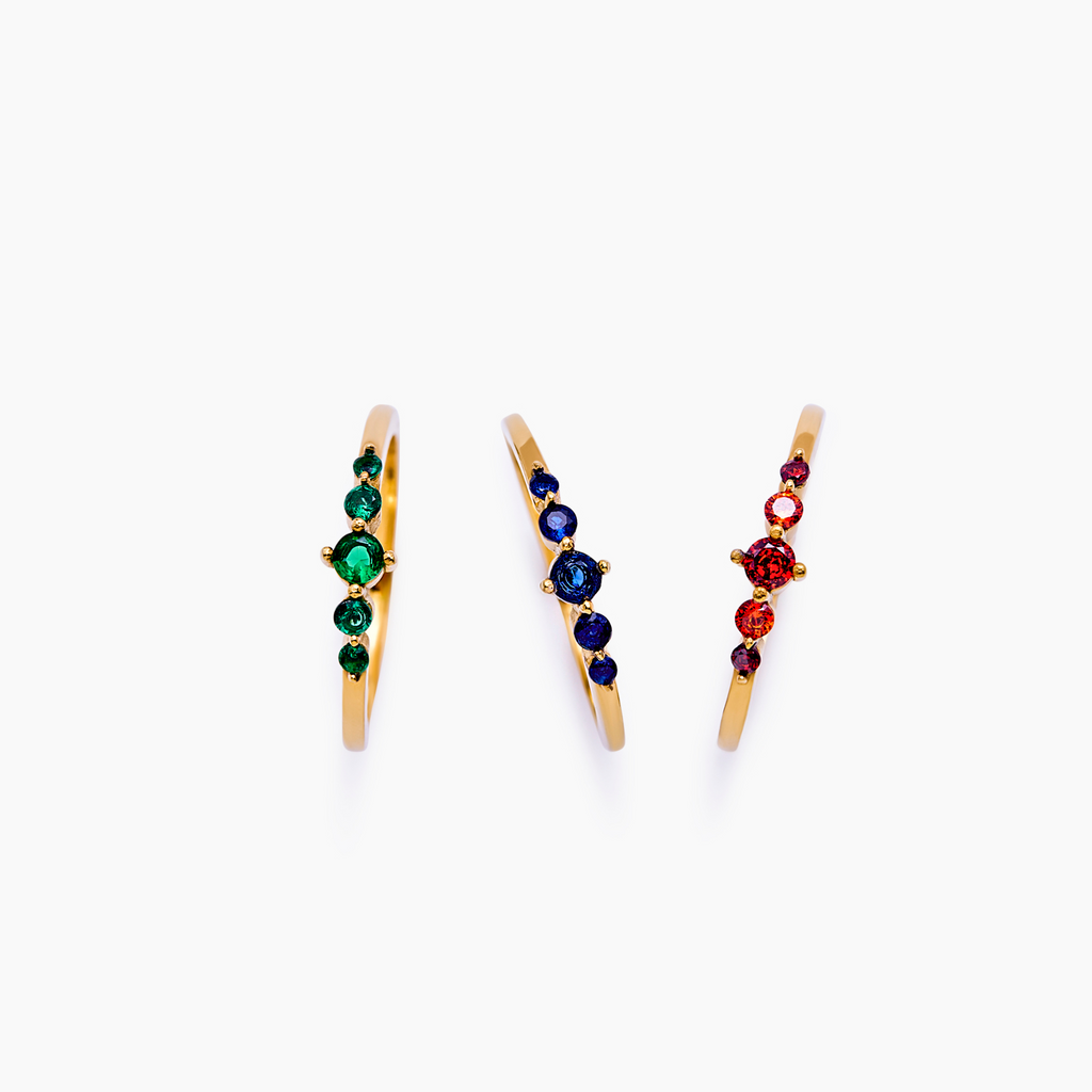 Belle Stacking Birthstone Ring