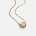 Vintage Round Amazonite Necklace